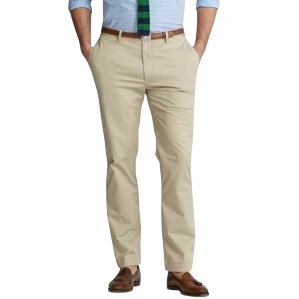 Polo Ralph Lauren Classic Fit Chino Khaki Pants Size 35/32 Men's